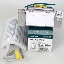 Lutron RA-AD-WH RadioRA Accessory Dimmer Switch NEW