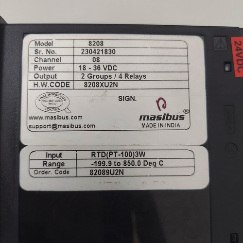 NEW MASIBUS 8208 CHANNEL TEMPERATURE - Picture 5 of 11