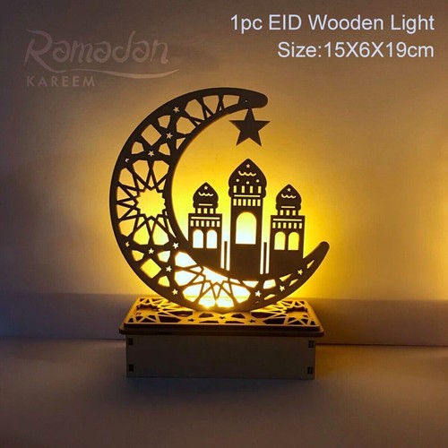 Eid Mubarak Wooden Food Tray Islamic Muslim Party Decor Ramadan Kareem Gifts - Picture 14 of 18