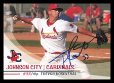 2010 Johnson City Cardinals TREVOR ROSENTHAL Signed Card autograph auto RC .