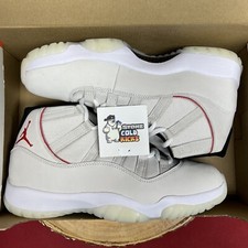 Nike Air Jordan Retro XI Pure Platinum Size 10.5 Off-White 378037-016 Dunk Force