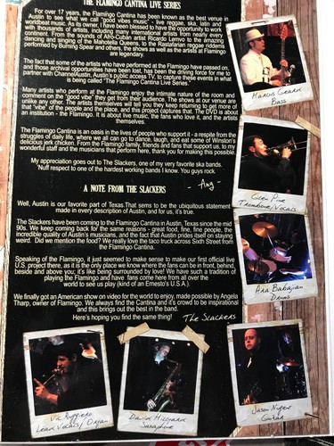 The Slackers Live DVD - Filmed 1.25.08 at Flamingo Cantina - Picture 2 of 4