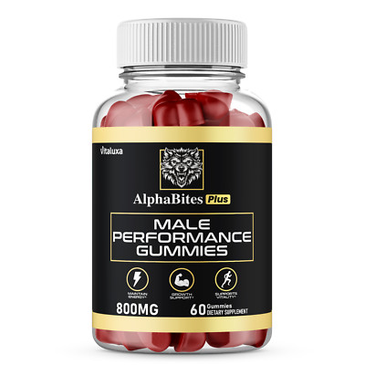 Alpha Bites Gummies AlphaBites for Max Performance Gummy (60 Gummies)