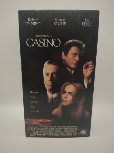 Casino VHS 1995 2 Tape Set Vintage Universal First Print