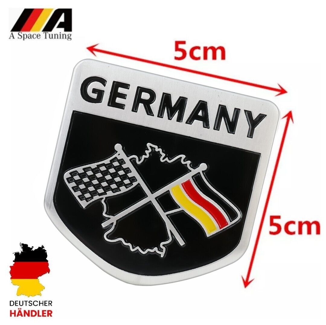Deutschland Flagge 3D Aufkleber Emblem Germany Fahne Logo Auto Motorrad Sticker