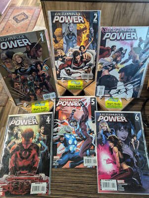 (6) Marvel ULTIMATE POWER #1, 2, 3, 4, 5, 6 [2007] NM 9.2-9.6 Bendis Straczynski