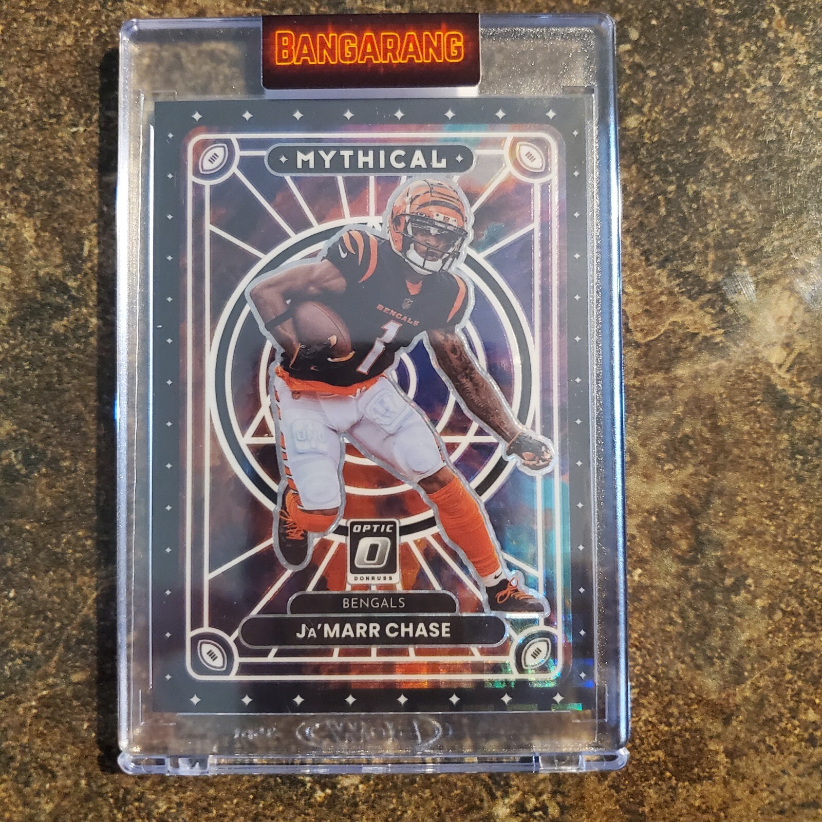 2022 Panini Donruss Optic- Mythical JaMarr Chase Black Pandora /25 SP