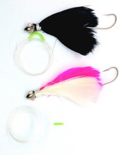 Kit da 2 Piume Pesca Traina Tombarelli Tonnetti Palamita Trainetta Piuma Mare TP