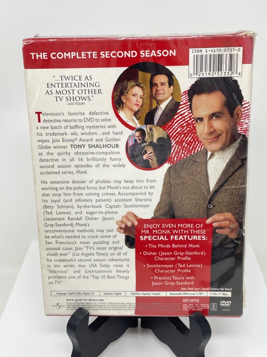 Monk - Season Two And Four DVD Sealed 25192523328| eBay
