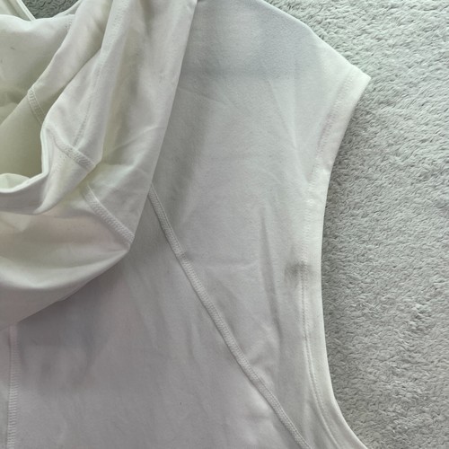 Oakley Women's White High Tide Sleeveless Hooded Activewear Gym Cover Up Size M - Picture 10 of 18