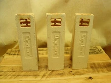 Vintage DEARBORN Space Gas Heater Insert Grate Brick X101928 Lot Of 3