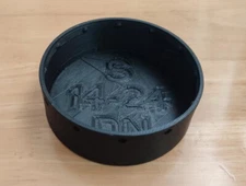 3D Print Soft Rubber Front Lens Cap for SIGMA AF 14-24mm 1:2.8 DN Lens.