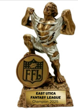 FANTASY FOOTBALL MONSTER FFL CHAMPION TROPHY AWARD PERSONALIZED FAST SHIPPING