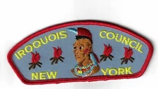 Iroquois Council SAP T1 RED Bdr. (CSI $25-30) Rome, NY [STS-1015]