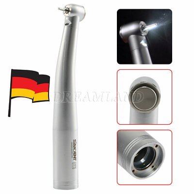 SANDENT Dental LED Turbine Fiber Optic Handstück fit  Kupplung