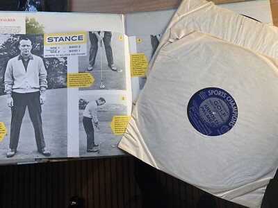 Original Arnold Palmer Golf instruction double viynal record