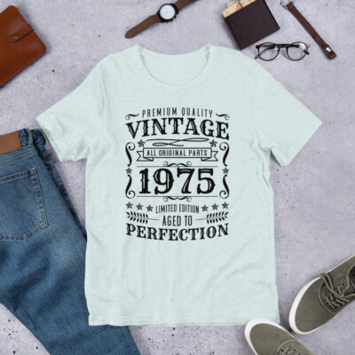 Vintage 1975 t-shirt, 50th Birthday Shirt, 1975 Birthday, Vintage