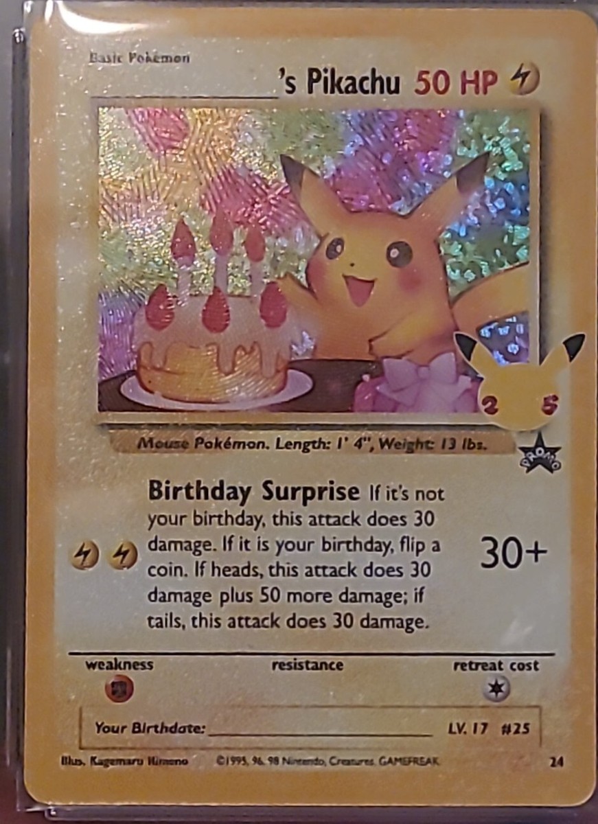 S Pikachu ~ Pokémon's 2021 Celebrations Classic Collection 24