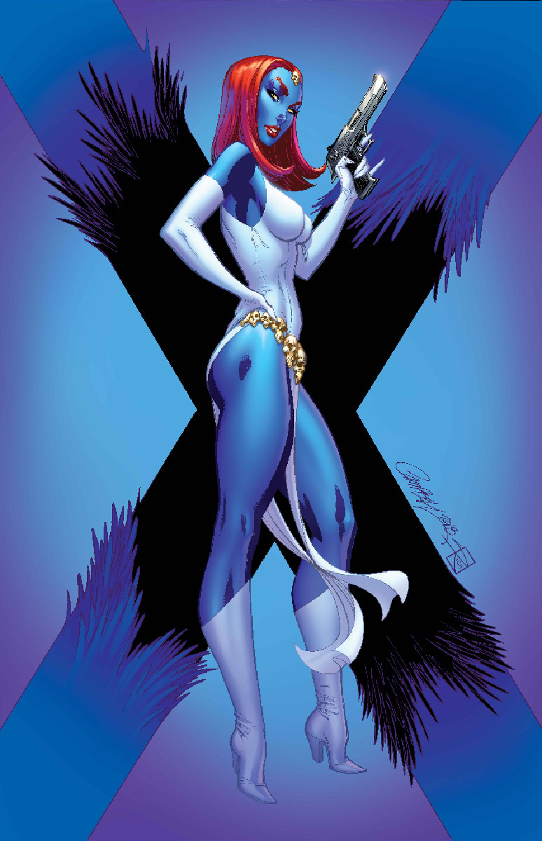 X-MEN BLACK 1 MYSTIQUE 1 J SCOTT CAMPBELL 1:100 VIRGIN VARIANT NM