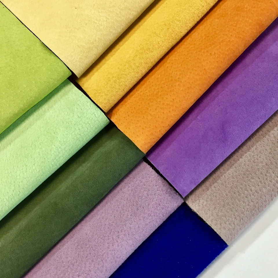 Gamuza de cerdo Avetco Premium - Piel de cuero suave - 6-8 pies cuadrados - Bolsos, zapatos, forro Foto 2 de 4