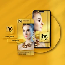 Luxury Gold-Themed eBay Storefront Design + Listing Template - Mobile Optimised