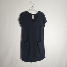 Anthropologie Dolan Loren Left Coast Collection Black Shift Dress Petite Small