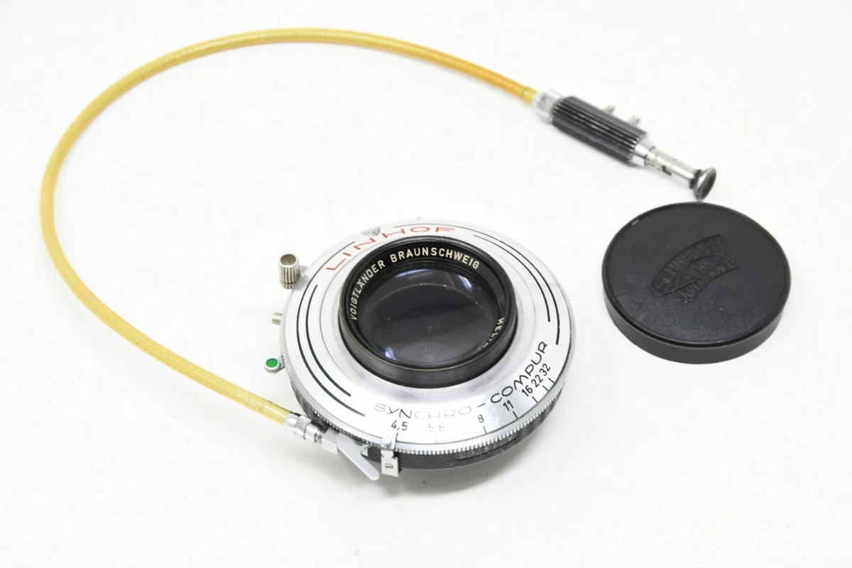 Objectif Schneider 65mm F/6.8 – Coupe Linhof – Angulon – Synchro Compur