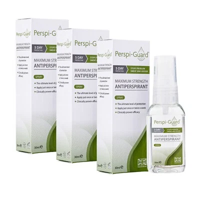 Perspi-Guard® Maximum Strength Antiperspirant Spray 30ml TRIPLE PACK