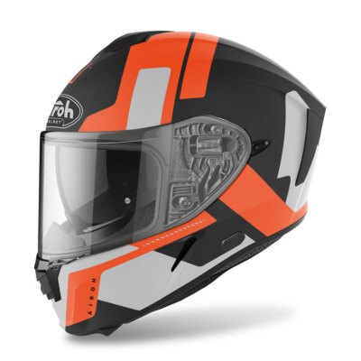 AIROH SPARK SHOGUN FULL FACE HELMET MATTE ORANGE