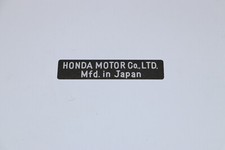 Mfd. in Japan Honda S90, Super 90, Headtube D...