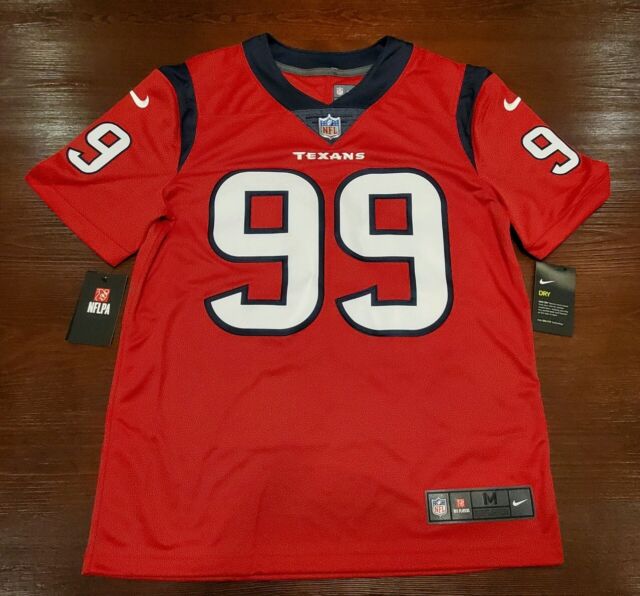 Nike JJ Watt Houston Texans NFL Stitched Limited Jersey Men Medium Red