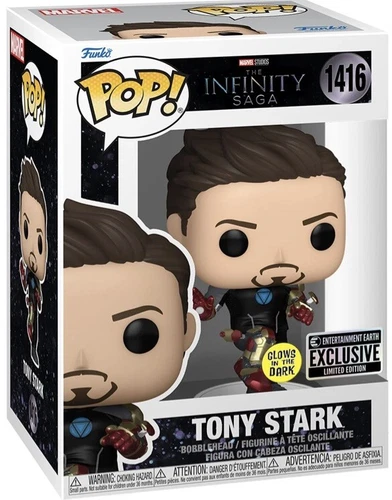Iron Man 3 Tony Stark Suit-Up Glow-in-the-Dark Funko Pop! #1416 IN STOCK
