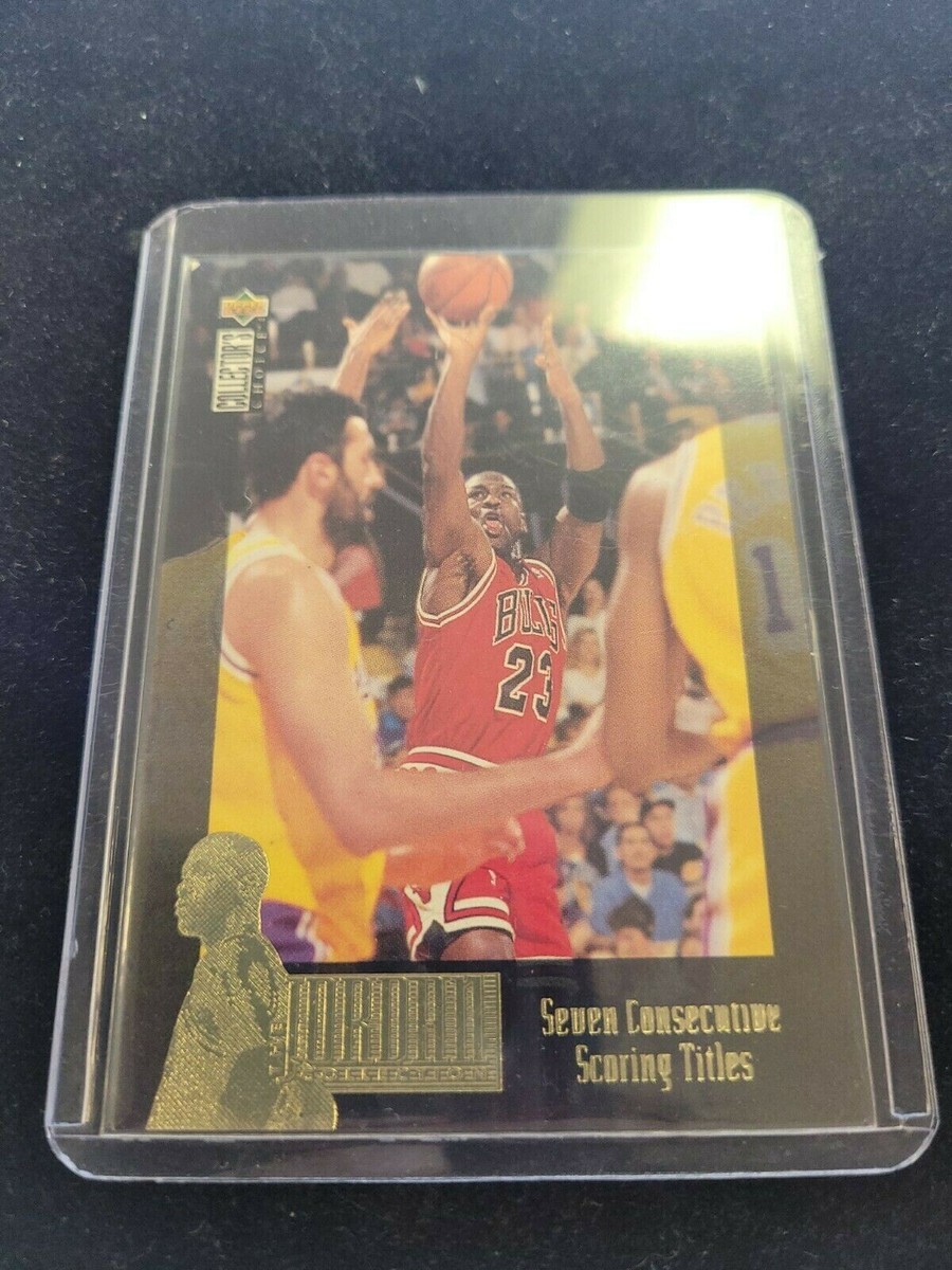 入手困難 激レア アッパーデック ジョーダン プレミアカード 7枚セット 1995 MICHAEL JORDAN UPPER DECK #JC9 SEVEN CONSECUTIVE