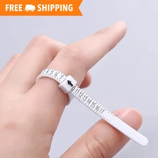1 Piece Ring Sizer Ring Size Gauge Ring Sizing Tape Ring Sizer Measuring Tool