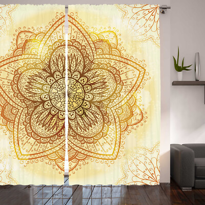 orientalisch Rustikale Gardine alte Mandala