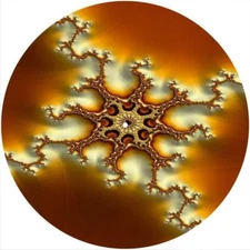 Slipmat Slip Mat Felt for any 12" Turntable LP DJ Vinyl Record Player FRACTAL 2