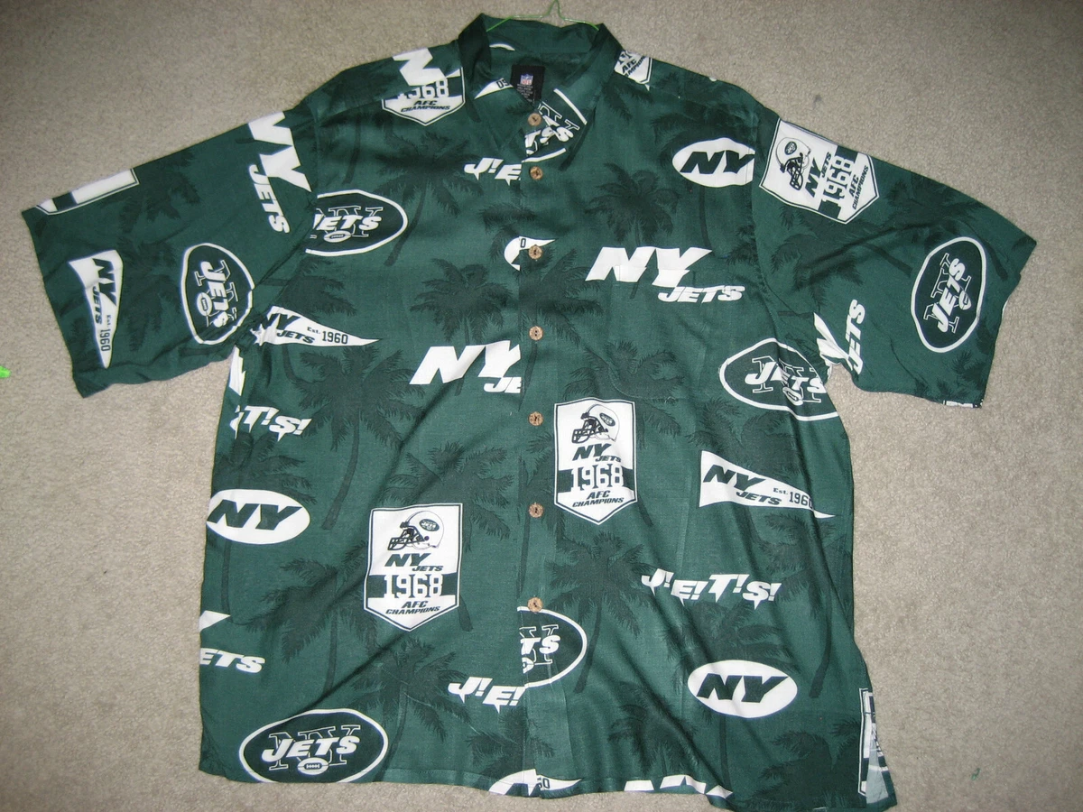 Ny jets hawaiian clearance shirt