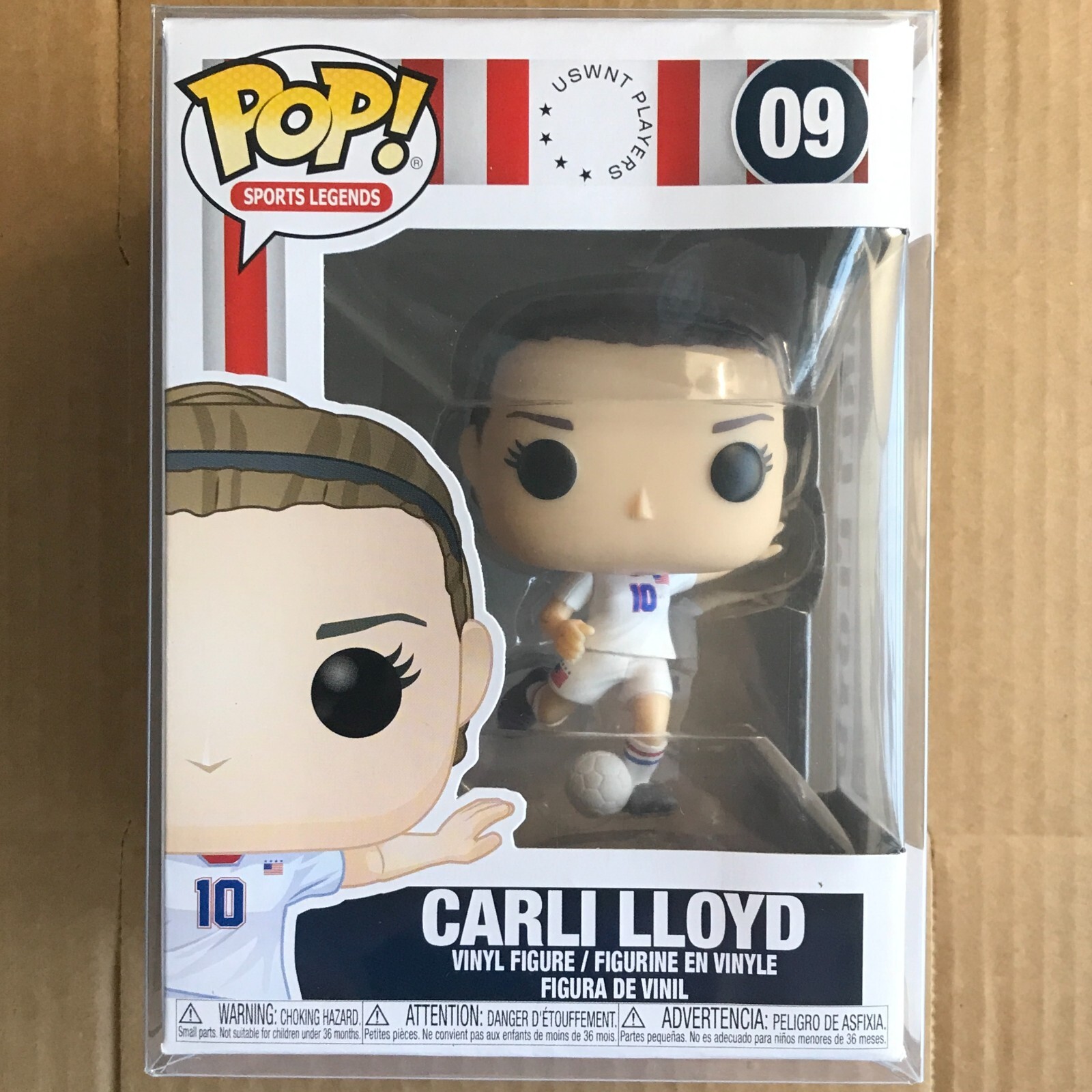 Funko Pop! Carli Lloyd #09, Uswnt, Womens Soccer, Sports Legends