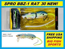 SPRO BBZ-1 RAT 30 Topwater Lure NASTY SHAD COLOR! FREE USA SHIPPING! #SRT30Z1NSD