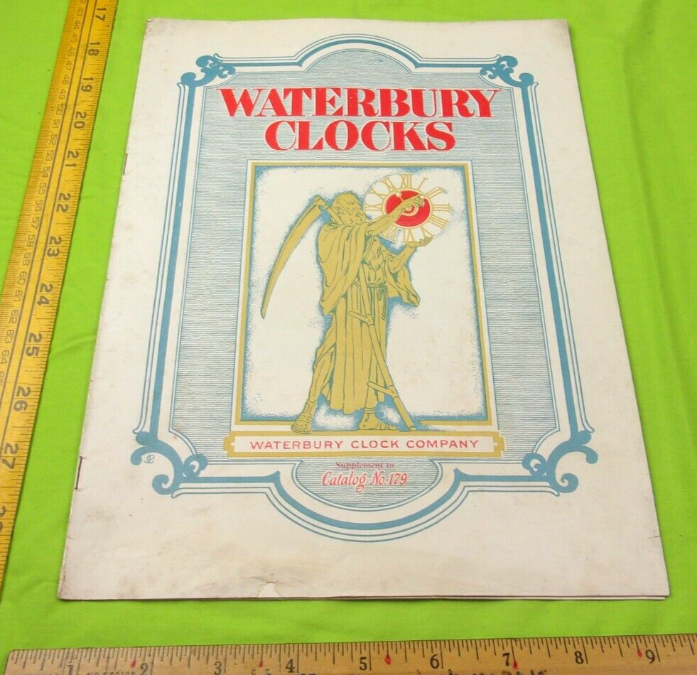 Waterbury Clocks Company catalog 1910s #179 book Alarm clocks | eBay