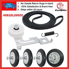 4581EL2002C Dryer Drum Roller Wheel and Shaft Pack of 4 For LG 4581EL2002H