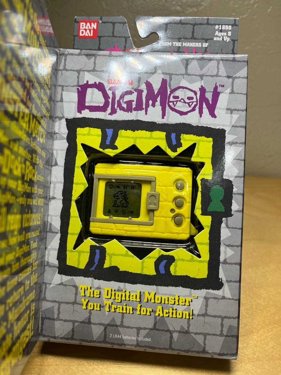 1997 Bandai Digimon Digital Monster Yellow Tamagotchi #1850