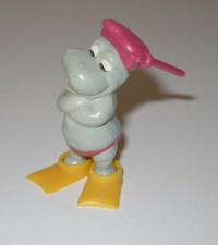 Happi Hippos 1988 "Taucher Toni" mit Flossen und Taucherbrille