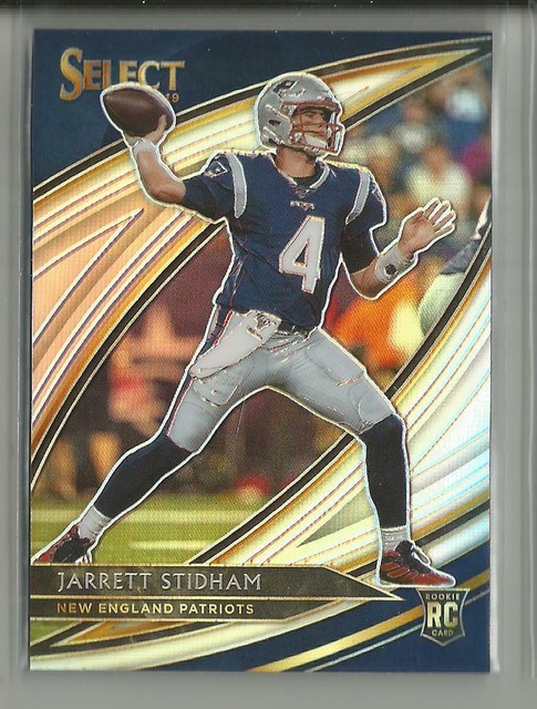 2019 Panini Select 218 Jarrett Stidham Field Level Silver Prizm Rookie 