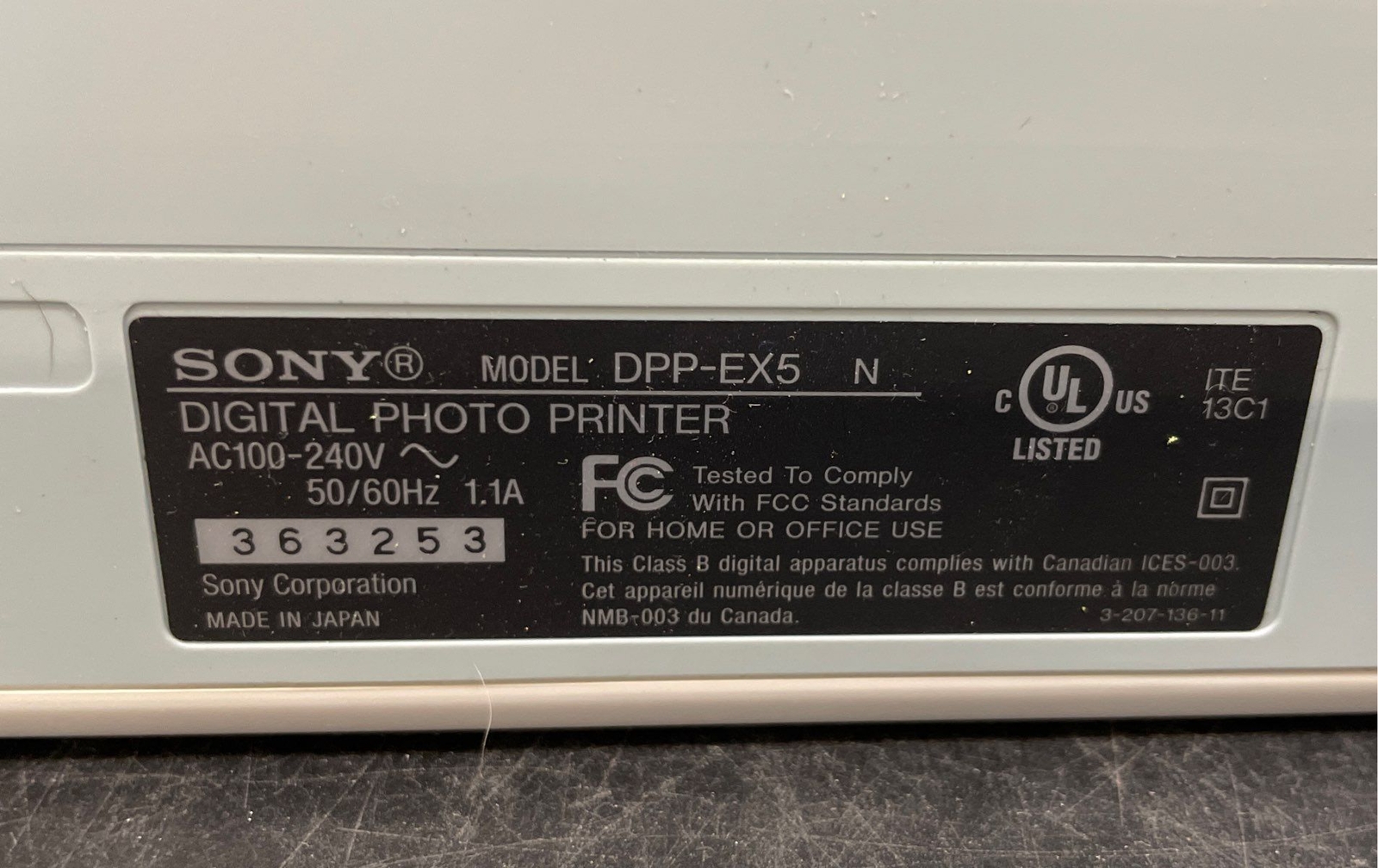 Sony Model DPPEX5 Digital 4 x 6 Photo Printer eBay