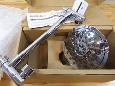 Peerless 3 Setting Shower Head 76375C with 11" Adjustable Shower Arm