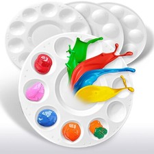 Hulameda 4ps-Paint Tray Palettes, Paint Pallet, Paint Holder, Painting Palett...