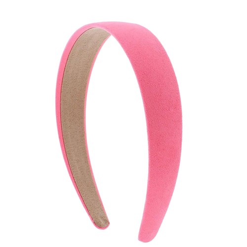 Motique Accessories fascia per capelli solidi larga 1 pollice pelle scamosciata - Foto 21 di 25