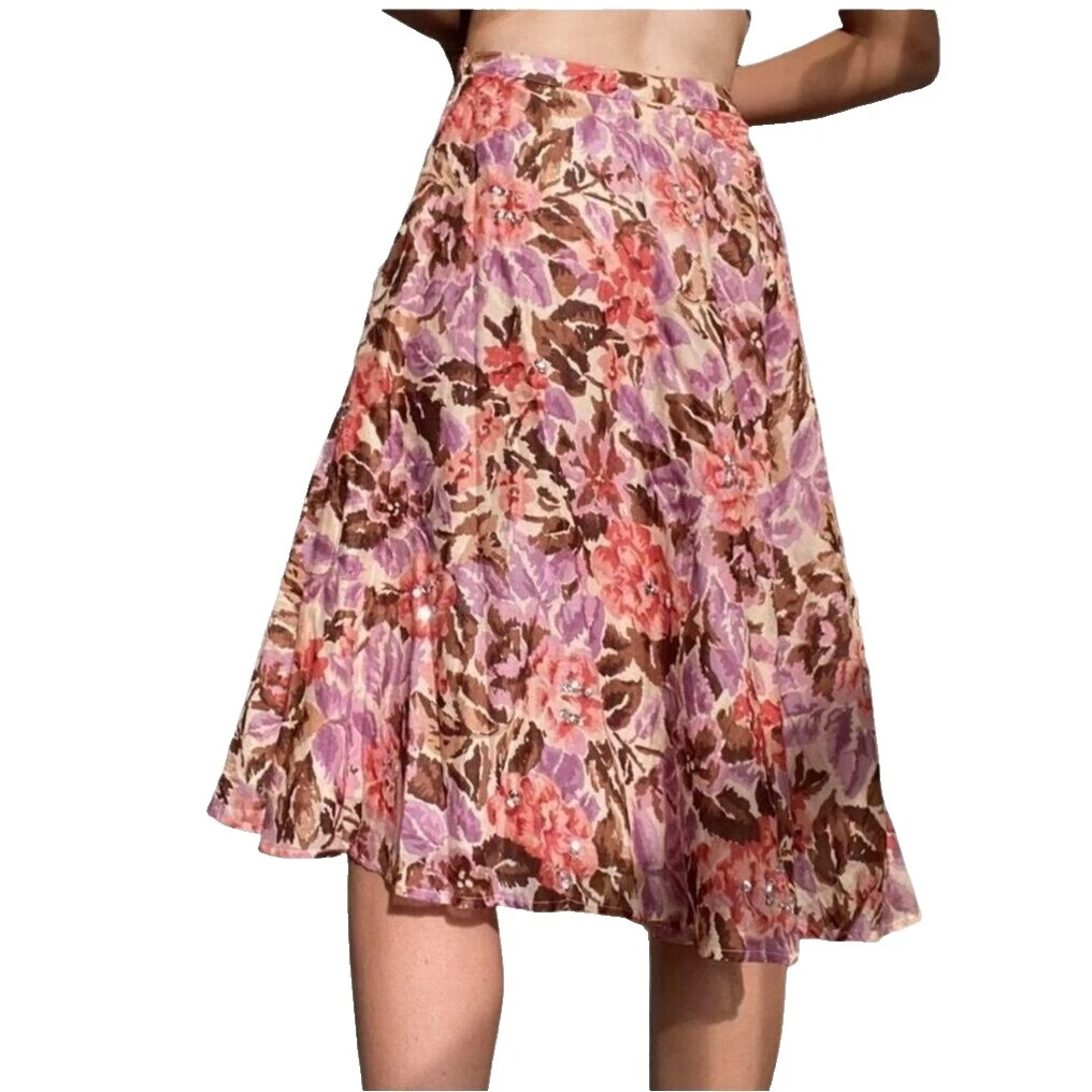 Faldas para mujer floral Flare George