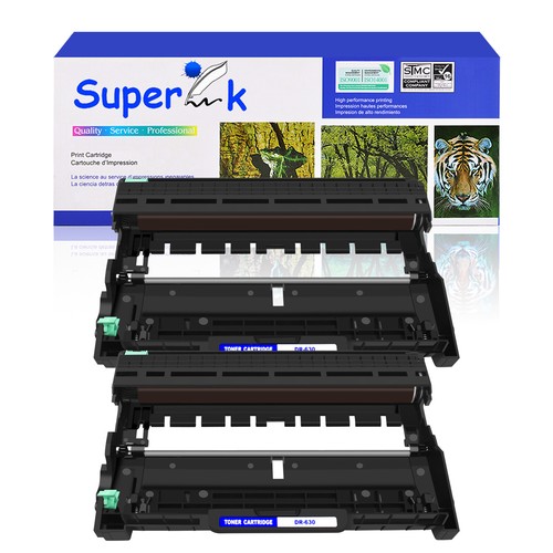 US STOCK 2PK DR630 Drum Unit For Brother TN660 MFCL2700DW HLL2380DW